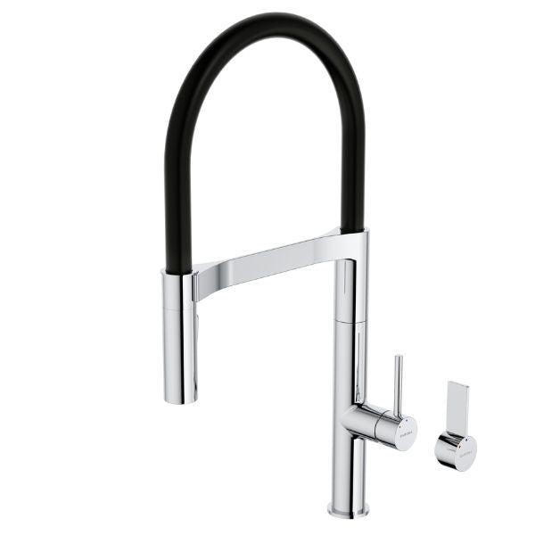 Vogue Flexible Pull Down Sink Mixer in Chrome  by Caroma - The Blue Space