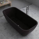 Chelsea Stone Bath 1700 in Black finish | The Blue Space
