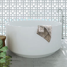Decina Florencia 1400mm Freestanding Small Round Bath online at The Blue Space