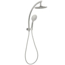 Nero Dolce Compact 2-in-1 Twin Shower - Brushed Nickel - The Blue Space