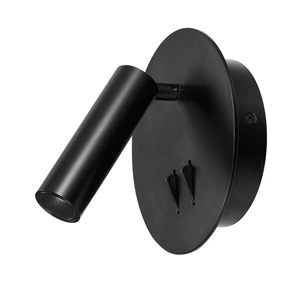 Telbix Esra 4W LED Wall Light Warm White in Black | The Blue Space