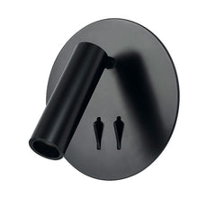 Telbix Esra 4W LED Wall Light Warm White in Black | The Blue Space