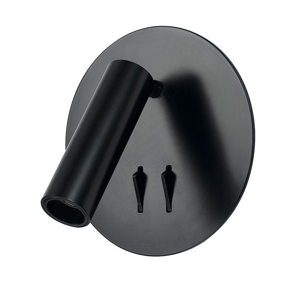 Telbix Esra 4W LED Wall Light Warm White in Black | The Blue Space