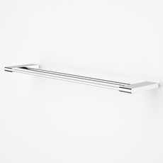 Dorf Enigma Double Towel Rail-600mm chrome - the blue space