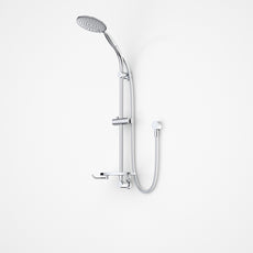 Dorf Illusion Multifunction Rail Shower With Overhead - chrome - the blue space