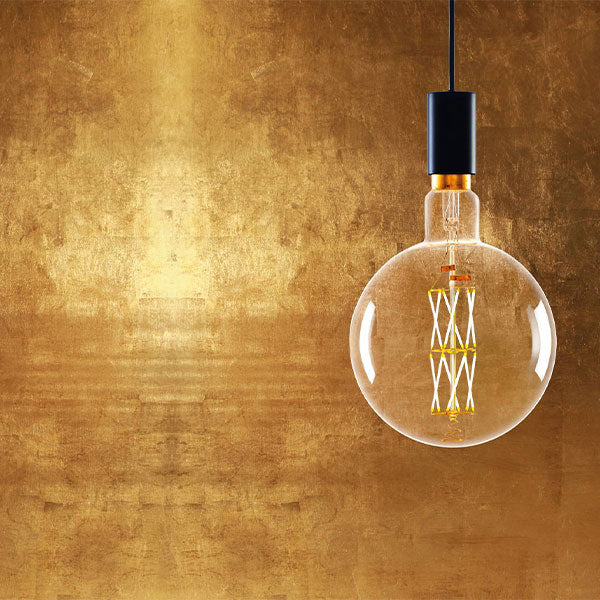 Eglo ES 8W LED G200 Globe Warm White - Amber - The Blue Space