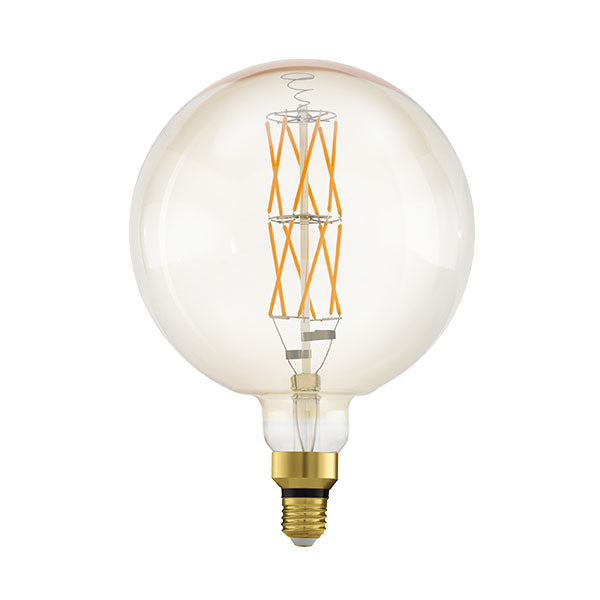 Eglo ES 8W LED G200 Globe Warm White - Amber - The Blue Space