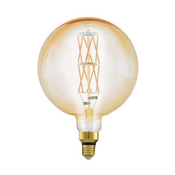 Eglo ES 8W LED G200 Globe Warm White - Amber - The Blue Space