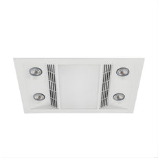 Eglo Inferno 4 Bathroom Heater Exhaust Fan Light 204158 - The Blue Space