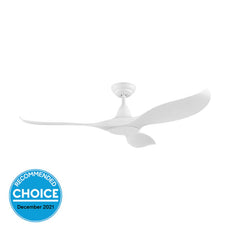 Eglo Noosa 52in 132cm DC Ceiling  Fan - White 203371 - The Blue Space