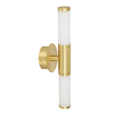 Eglo Palmera 2 x 4.5W LED Wall Light - Brushed Brass - The Blue Space