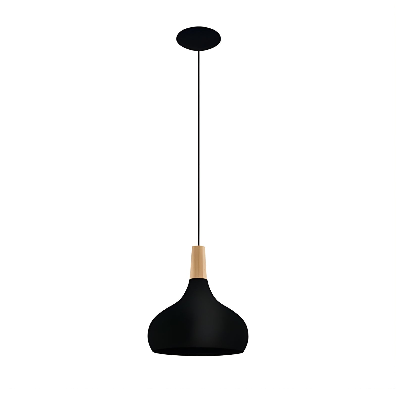 Eglo Sabinar ES 28cm Pendant - Black - The Blue Space