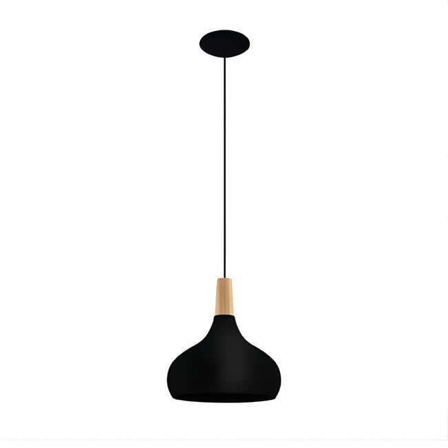 Eglo Sabinar ES 28cm Pendant - Black - The Blue Space
