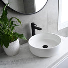 Eight Quarters Amaroo Circle Matte White Basin online at The Blue Space