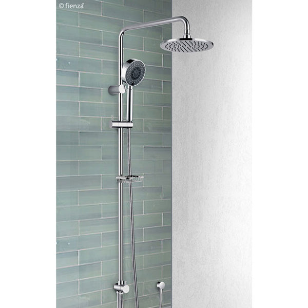 Fienza Michelle Multifunction Rail Shower - Chrome double shower at The Blue Space