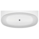 Fienza Keeto Back-to-wall Acrylic Bath top view at The Blue Space