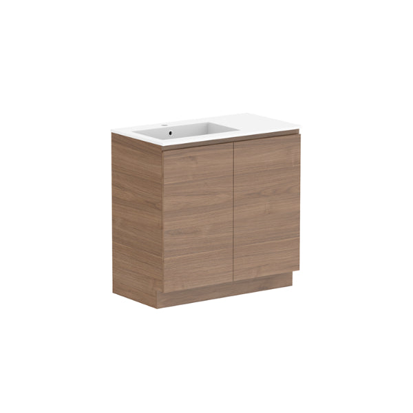 ADP Glacier Lite All Door Trio Vanity with Cast Marble Top