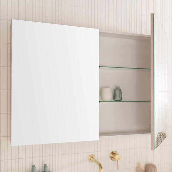 ADP Glacier Lite Shaving Cabinet 1200mm 2 Door showing internal.