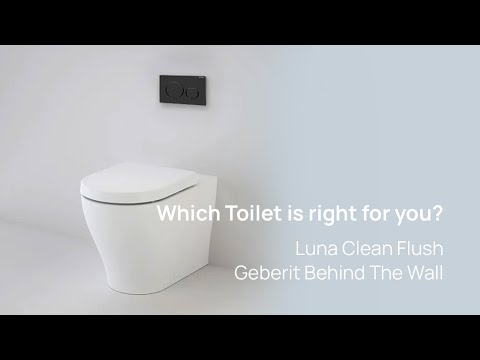 Caroma Luna Slim Cleanflush Wall Faced Toilet Suite - Geberit Sigma In-Wall Cistern - Upgraded Seat
