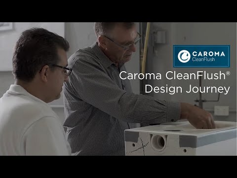 Caroma Luna Square Cleanflush Toilet Suite