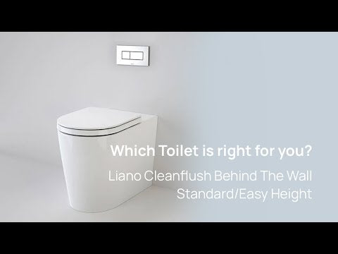 Caroma Liano Cleanflush Easy Height Wall Faced Invisi Series II Toilet Suite