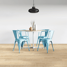 Genuine Oak Engineered Flooring White Wash - Dining - The Blue Space