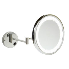 Ablaze Lit Magnifying Mirror 5x Mag - Chrome - The Blue Space
