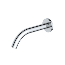 Indigo Alisa Basin/Bath Spout in chrome and 220mm spout projection | The Blue Space