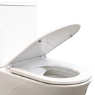 Indigo cali rimless back to wall toilet suite with soft close slim toilet seat design. Toilet seat features rubber notches to stop the lid from touching the seat. 