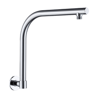 Indigo Ciara Upswept Right Angle Shower Arm 350mm Chrome - The Blue Space