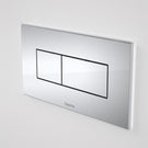 Caroma Invisi Series II Metal Rectangular Dual Flush Plate & Buttons by Caroma - The Blue Space