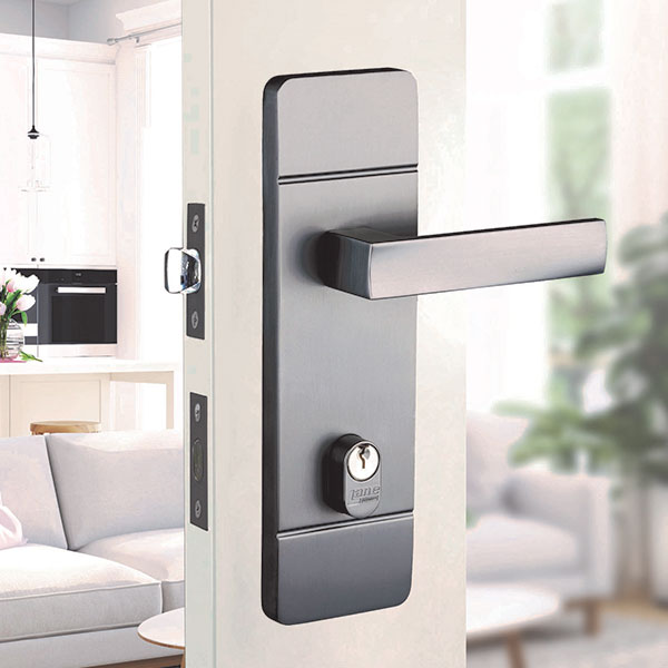 Lane Oxford Touch Plus Lever Door Handle Gun Metal Grey