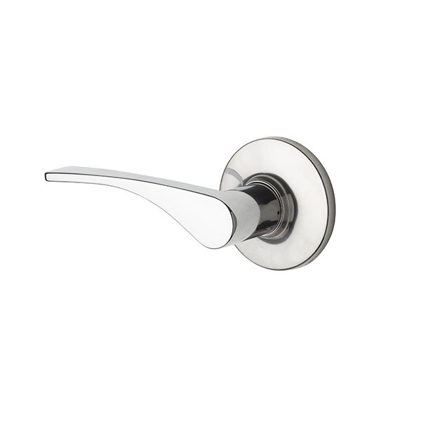 Lane Victoria Dummy Lever Set On Round Rosette Polished Chrome online at The Blue Space
