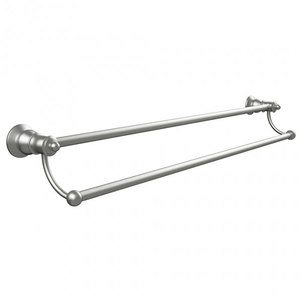 Fienza Lillian Double Towel Rail - Brushed Nickel