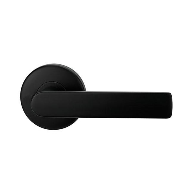Lockwood Element L3 Velocity Dummy Lever Large Round Rose Matte Black VEL3/L3MBK - The Blue Space