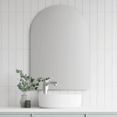 Marquis Arco Mirror 550mm x 800mm | Arch bathroom mirror online at The Blue Space