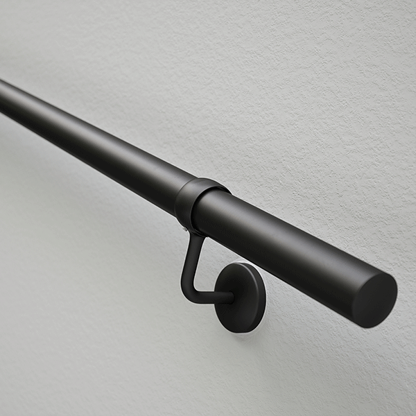 Rothley Baroque Handrail Kit Matte Black