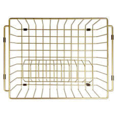 Meir Dish Rack in Brushed Bronze Gold - The Blue Space