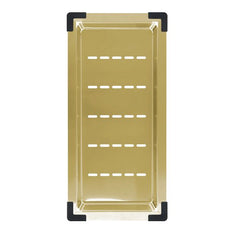 Meir Kitchen Sink Colander in Brushed Bronze Gold - The Blue Space