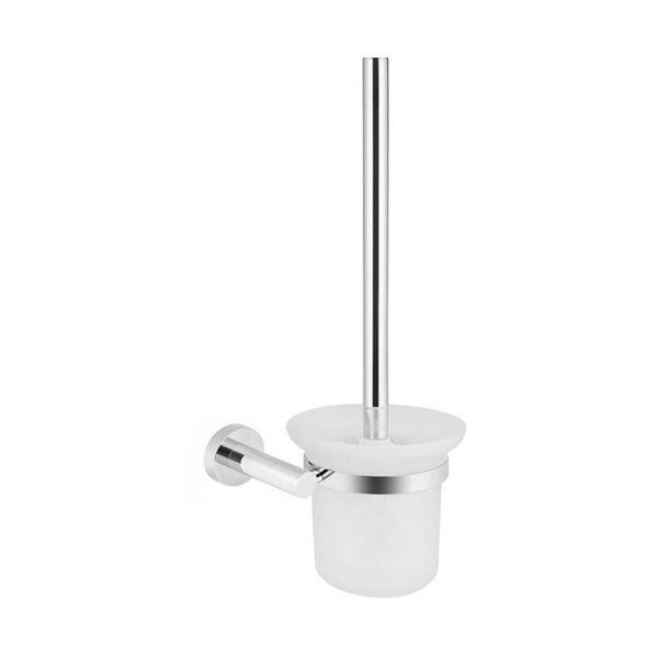 Meir Round Chrome Toilet Brush and Holder at The Blue Space
