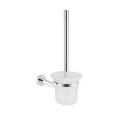 Meir Round Chrome Toilet Brush and Holder at The Blue Space