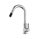 Methven Culinary Gooseneck Pull Out Sink Mixer-Chrome/Matte Black - The Blue Space