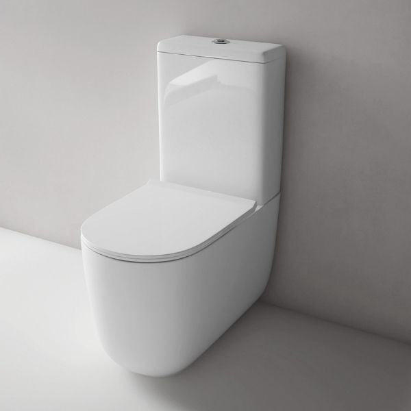 Studio Bagno Milady Rimless Back To Wall Toilet Suite online at The Blue Space - European Toilets