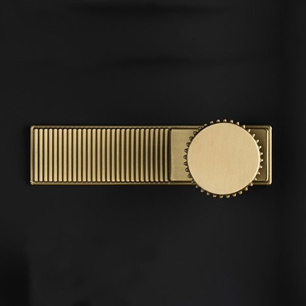 Momo Handles Barrington Backplate to Suit Knob Dark Brushed Brass - Online at The Blue Space