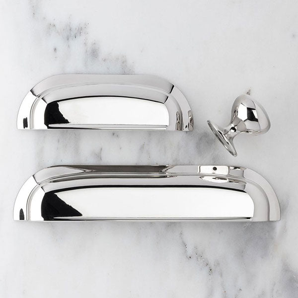 Momo Handles New Hampton Round Knob 32mm Polished Nickel