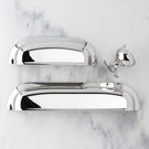 Momo Handles New Hampton Wide Cup Pull 96mm Polished Nickel online at The Blue Space