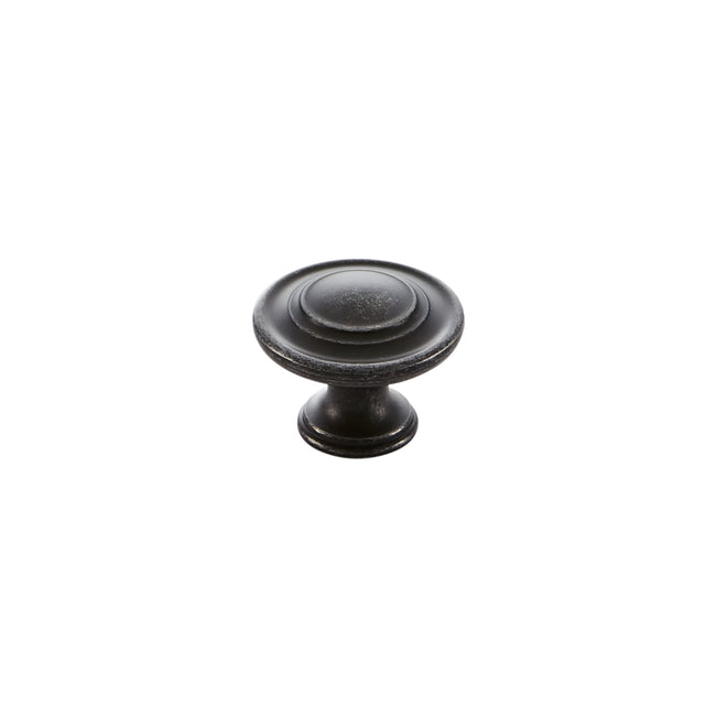Momo Handles Florencia Concentric Knob 33mm Charcoal CTCK.CH.FG - The Blue Space