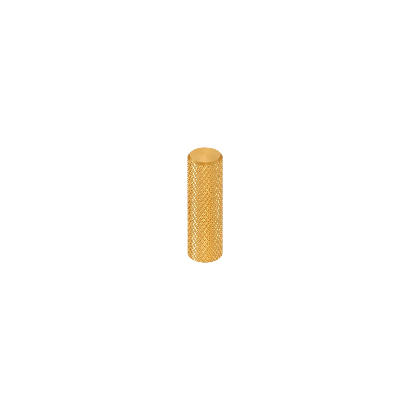 Momo Handles Graf Knurled Cylinder Knob 10mm Brushed Dark Brass G0430.010.BDB - The Blue Space