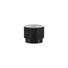 Knurled Momo Handles Graf Round Knob Brushed Black G0486.038.BBL - The Blue Space