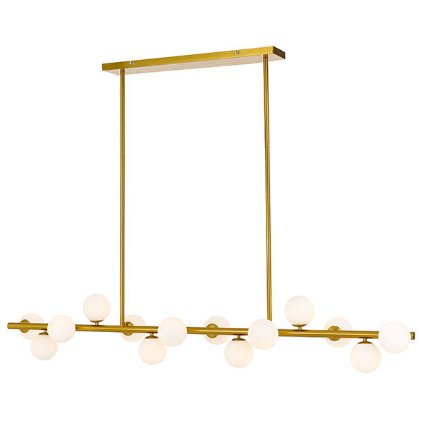 Telbix Moran G9 14 Light Pendant in Antique Gold | The Blue Space